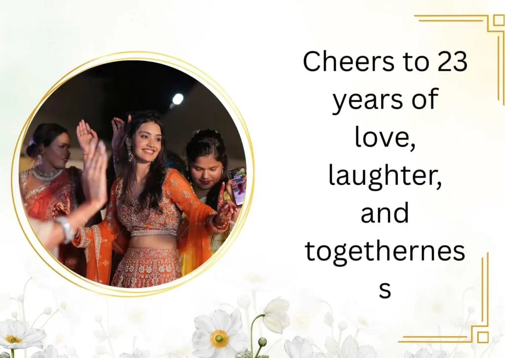 23rd wedding anniversary quotes for friend