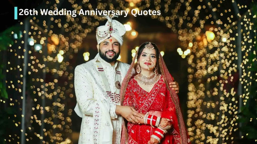 26th Wedding Anniversary Quotes
