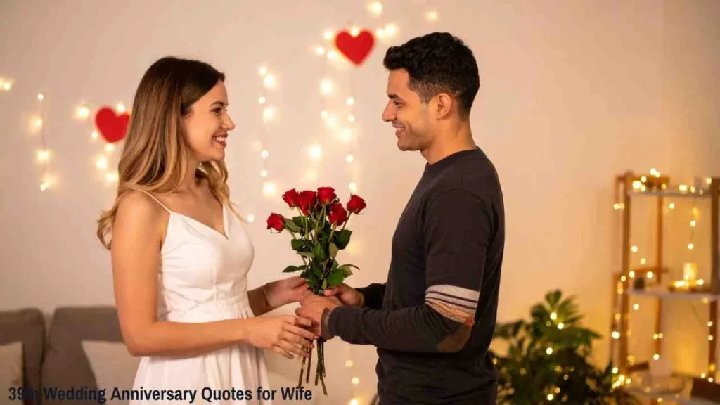 39th Wedding Anniversary Quotes for Wife