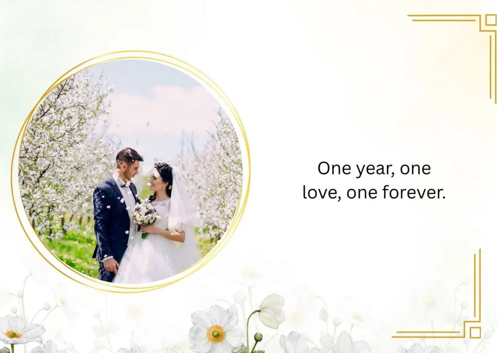 Good One Year Anniversary Captions