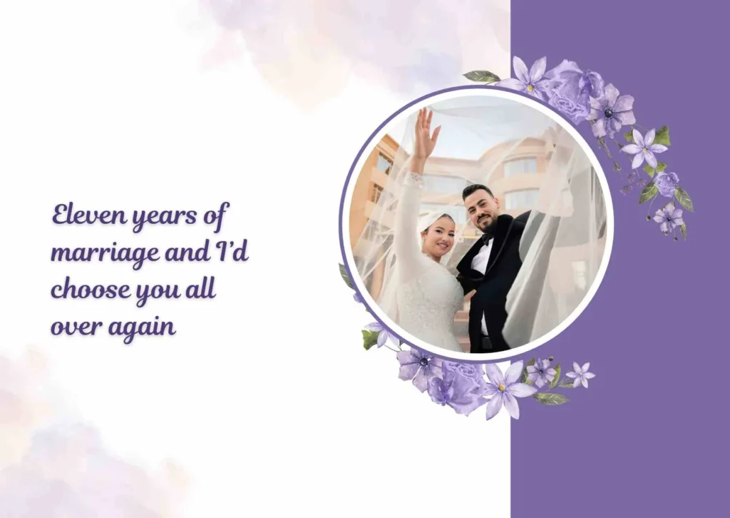 Happy 11th Wedding Anniversary