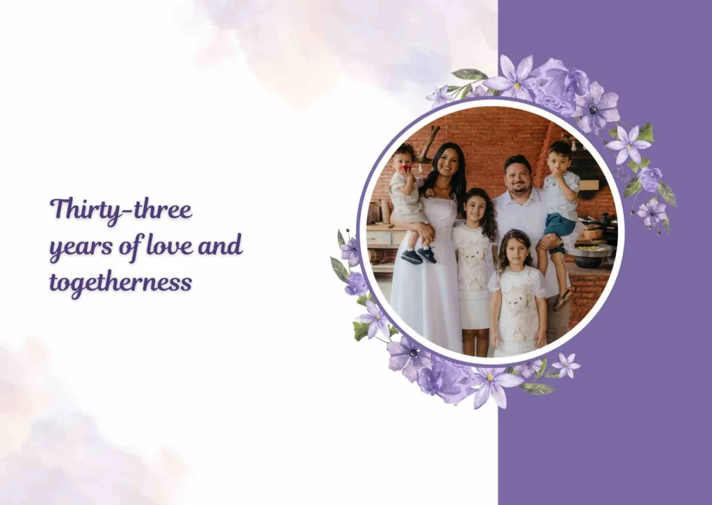 happy 33rd wedding anniversary quotes for parents