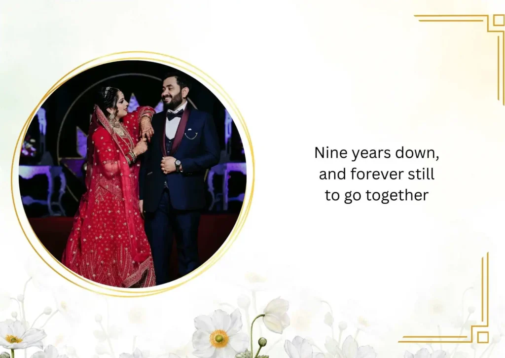 Happy 9th Wedding Anniversary Quotes