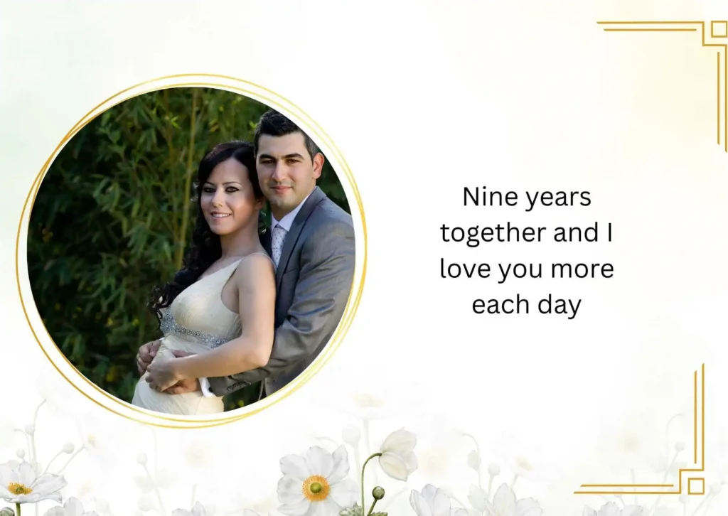 Happy Anniversary 9 Years
