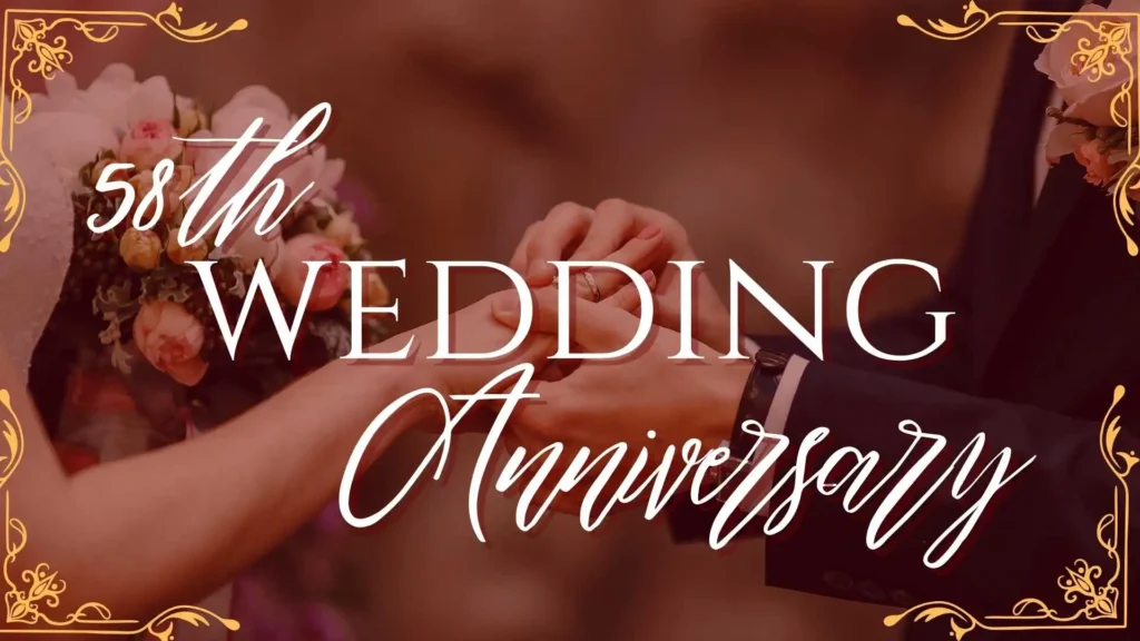 58th Wedding Anniversary Quotes 