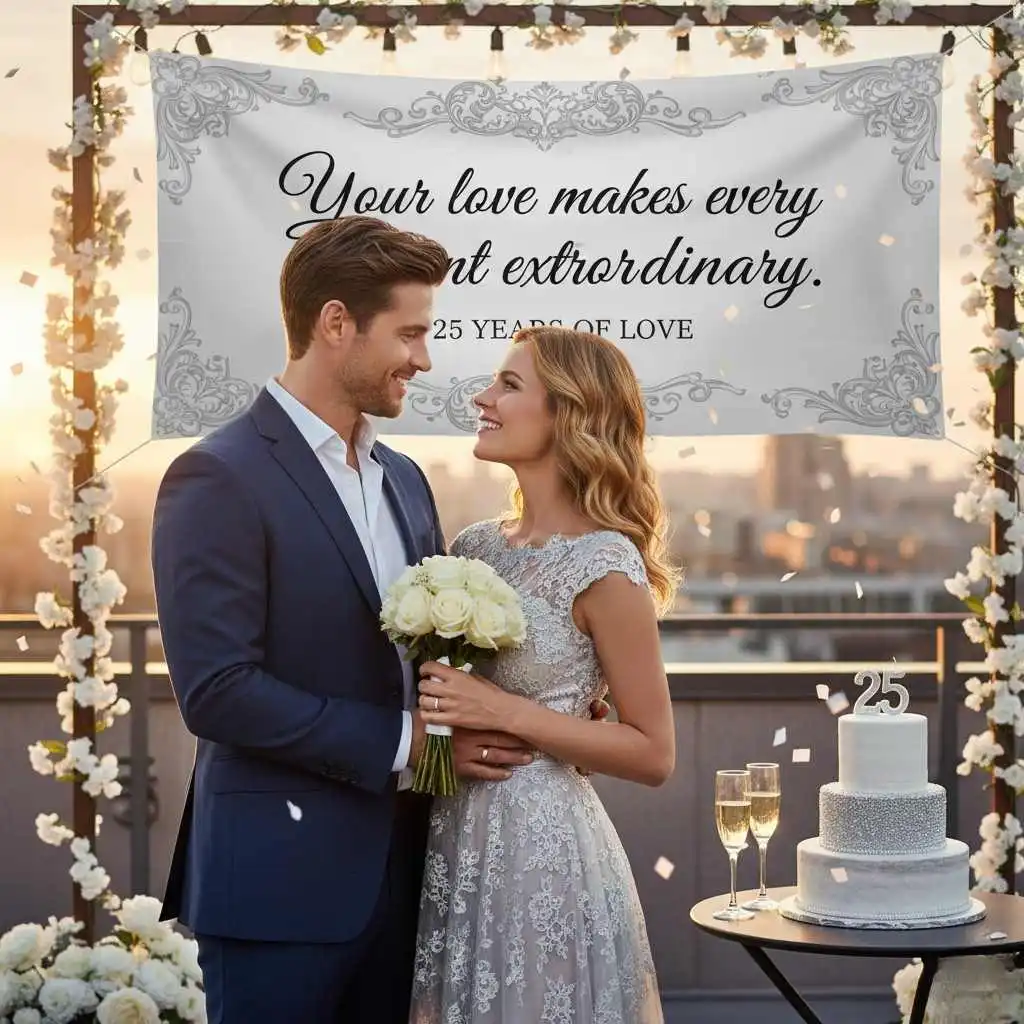 25 Years Anniversary Wishes for Wife