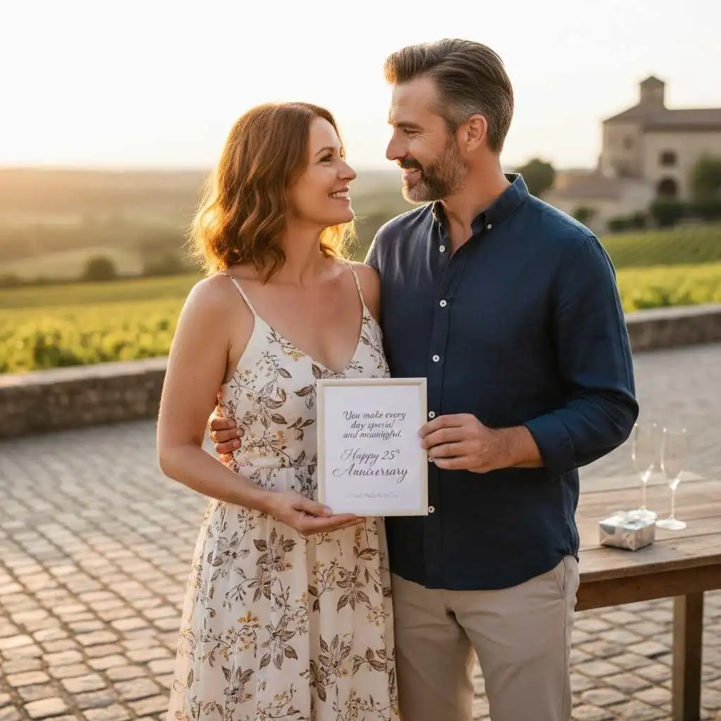 25th anniversary messages for husband