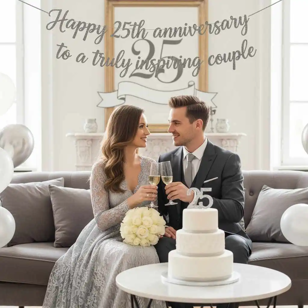 Wishes for Couples on Their 25th Anniversary