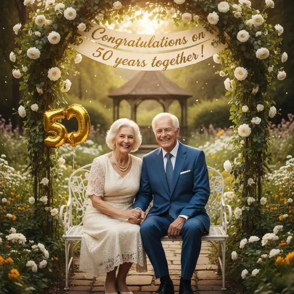 Short & sweet 50th wedding anniversary wishes