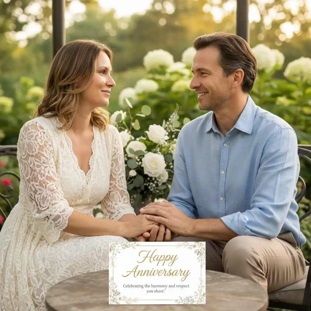 Anniversary Wishes Card for Couple