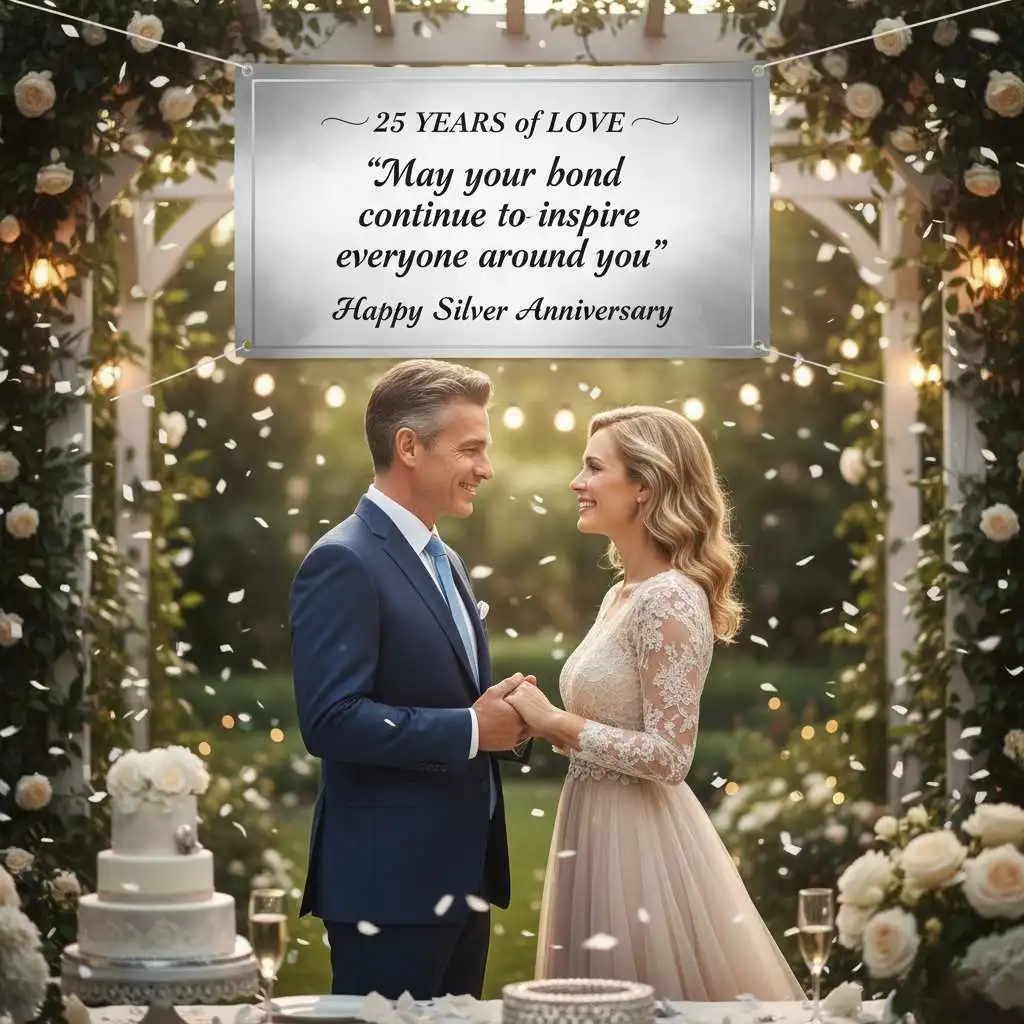 Emotional 25 Years Anniversary Wishes