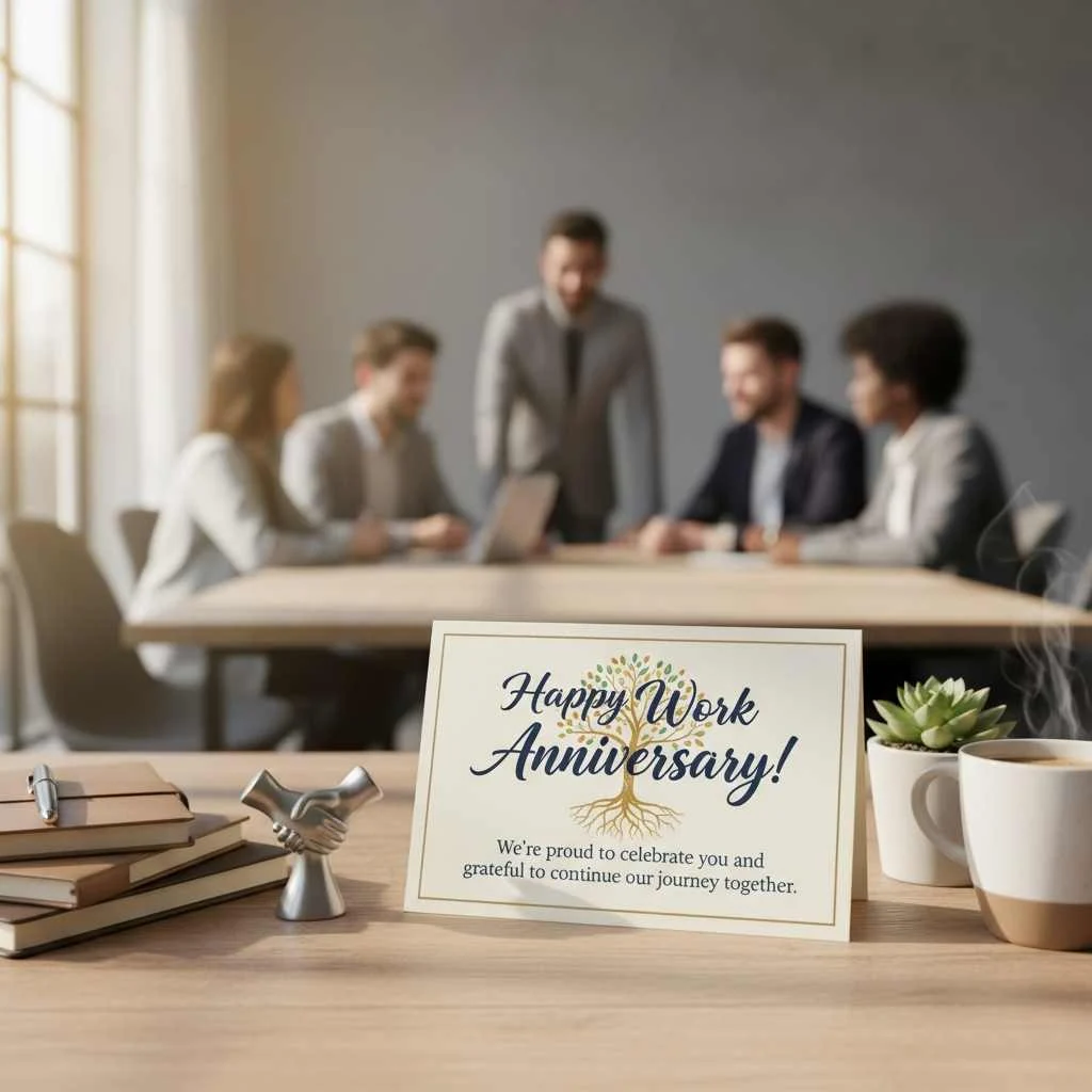 Gratitude work anniversary wishes