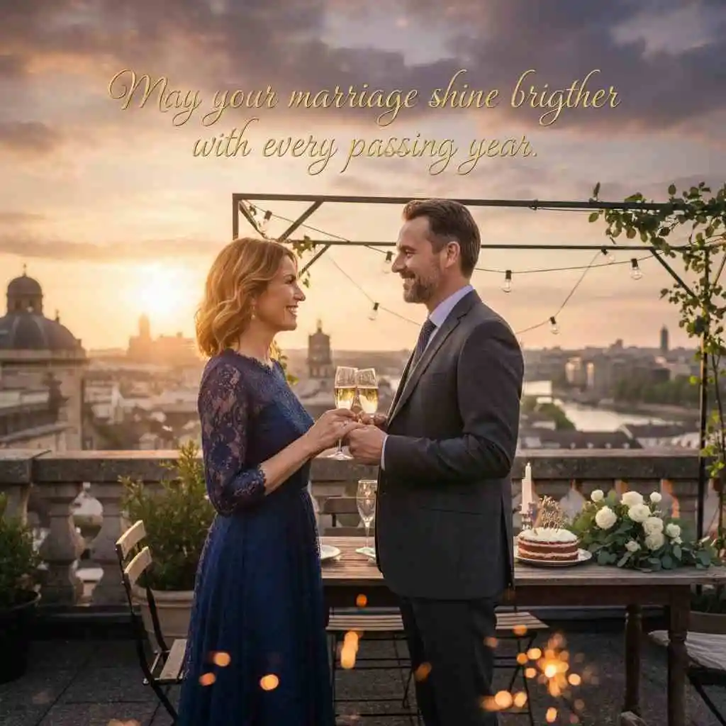 Happy Wedding Anniversary Wishes for Couple