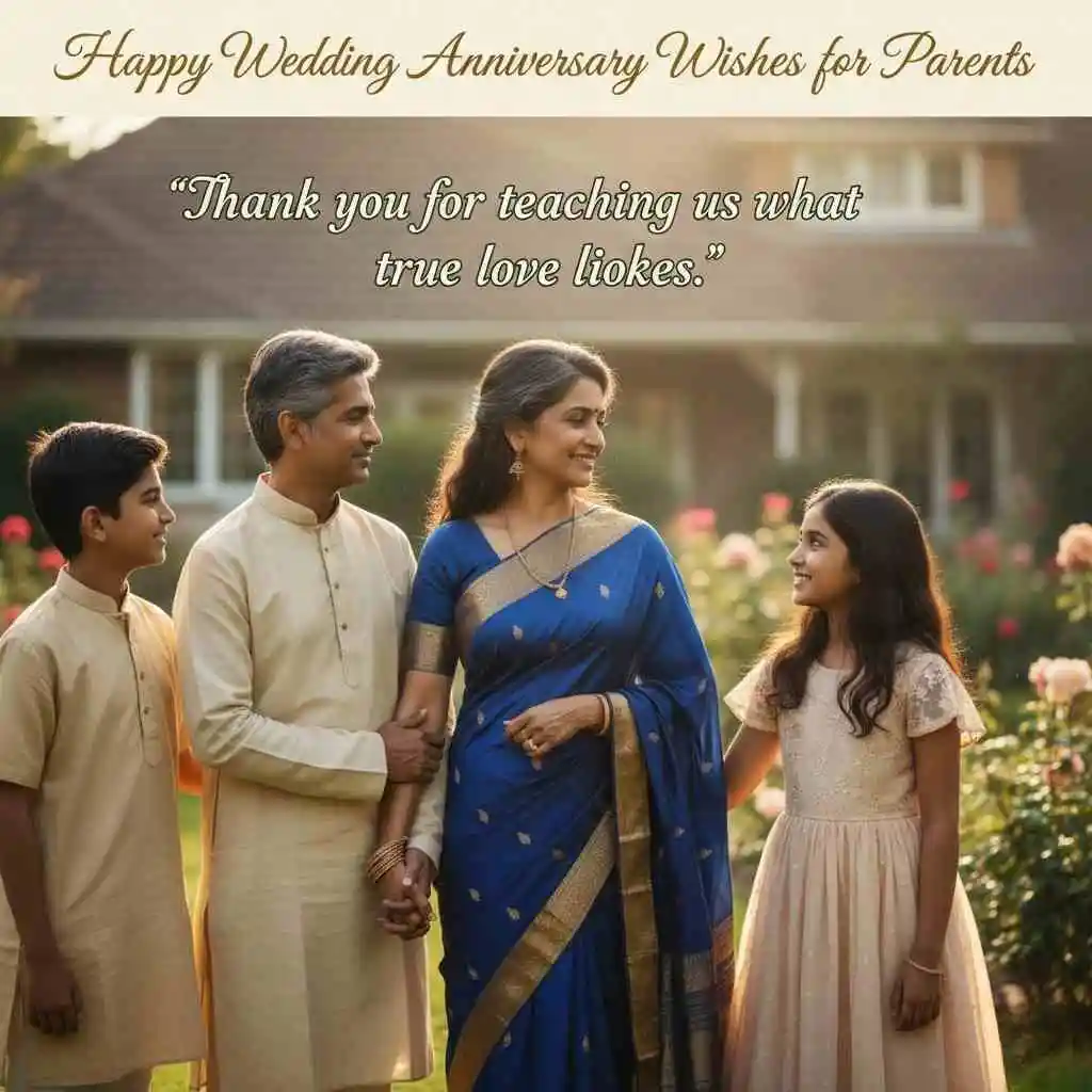 Happy Wedding Anniversary Wishes for Parents