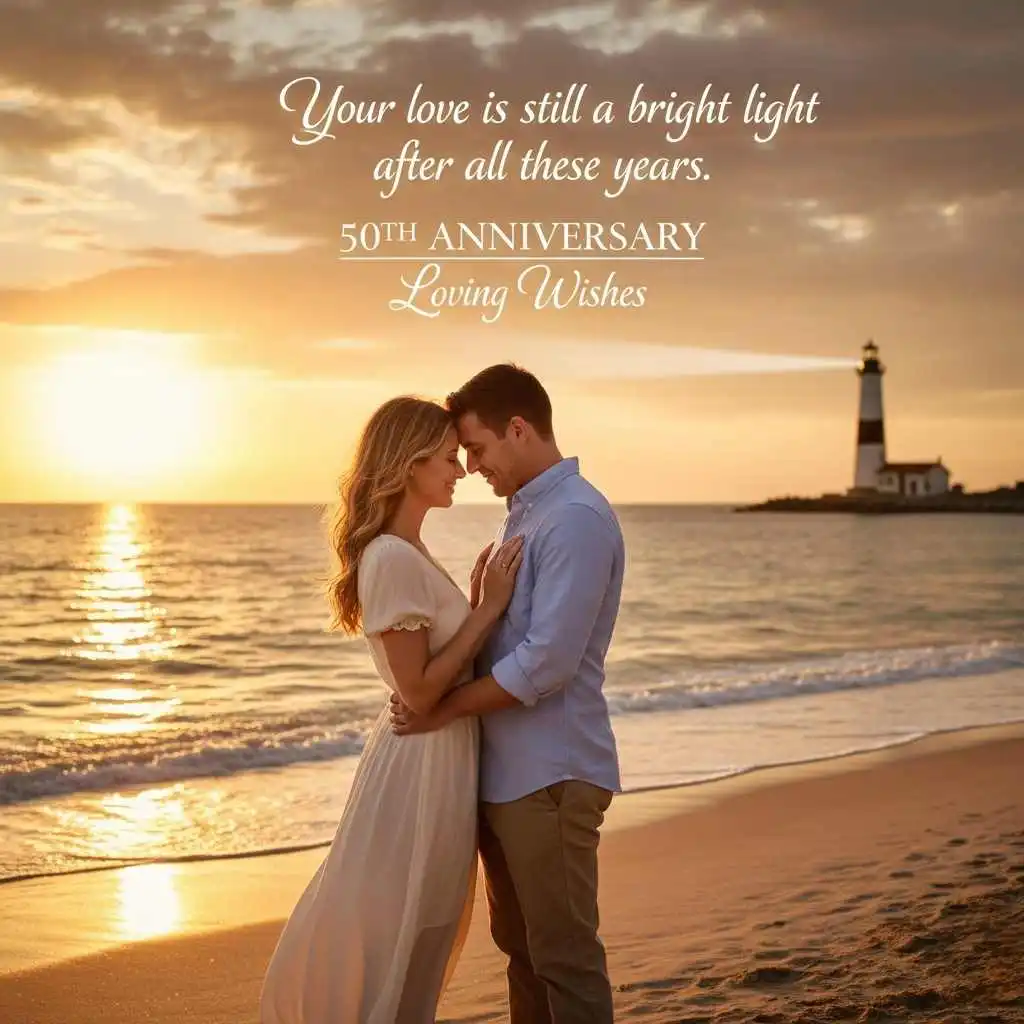 Loving 50th anniversary wishes