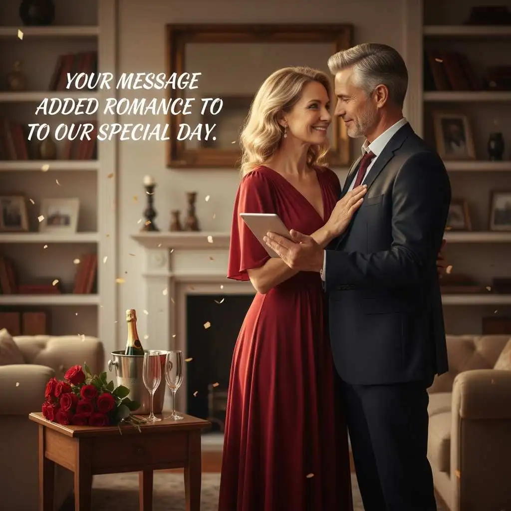 Romantic Thank You for Anniversary Wishes