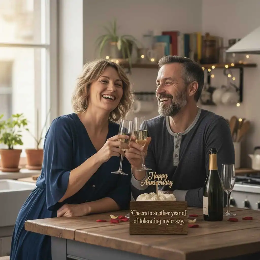 short funny anniversary wishes for husband