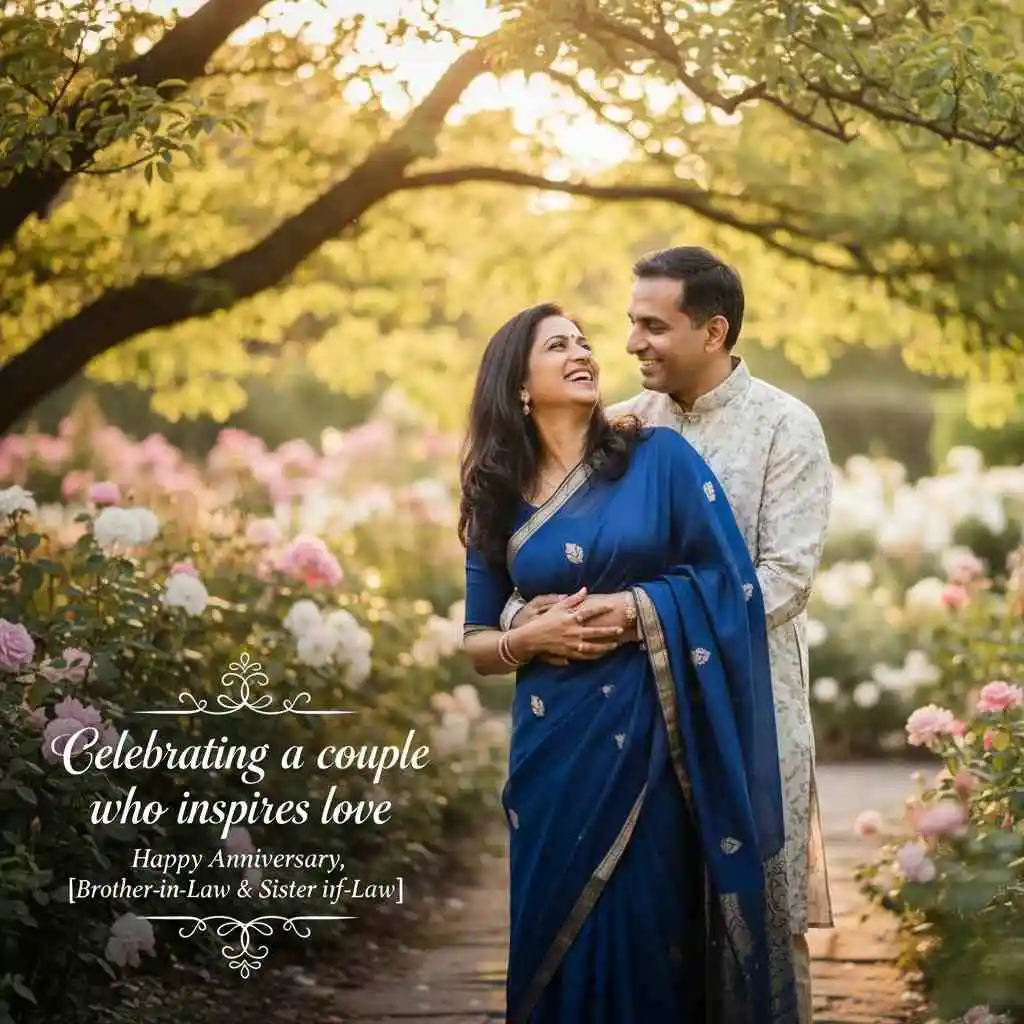 Social Media Anniversary Wishes for Brother in Law and Sister in Law