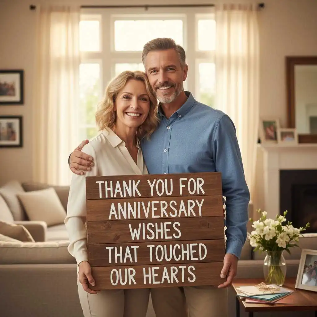 Thank You for Anniversary Wishes from Family