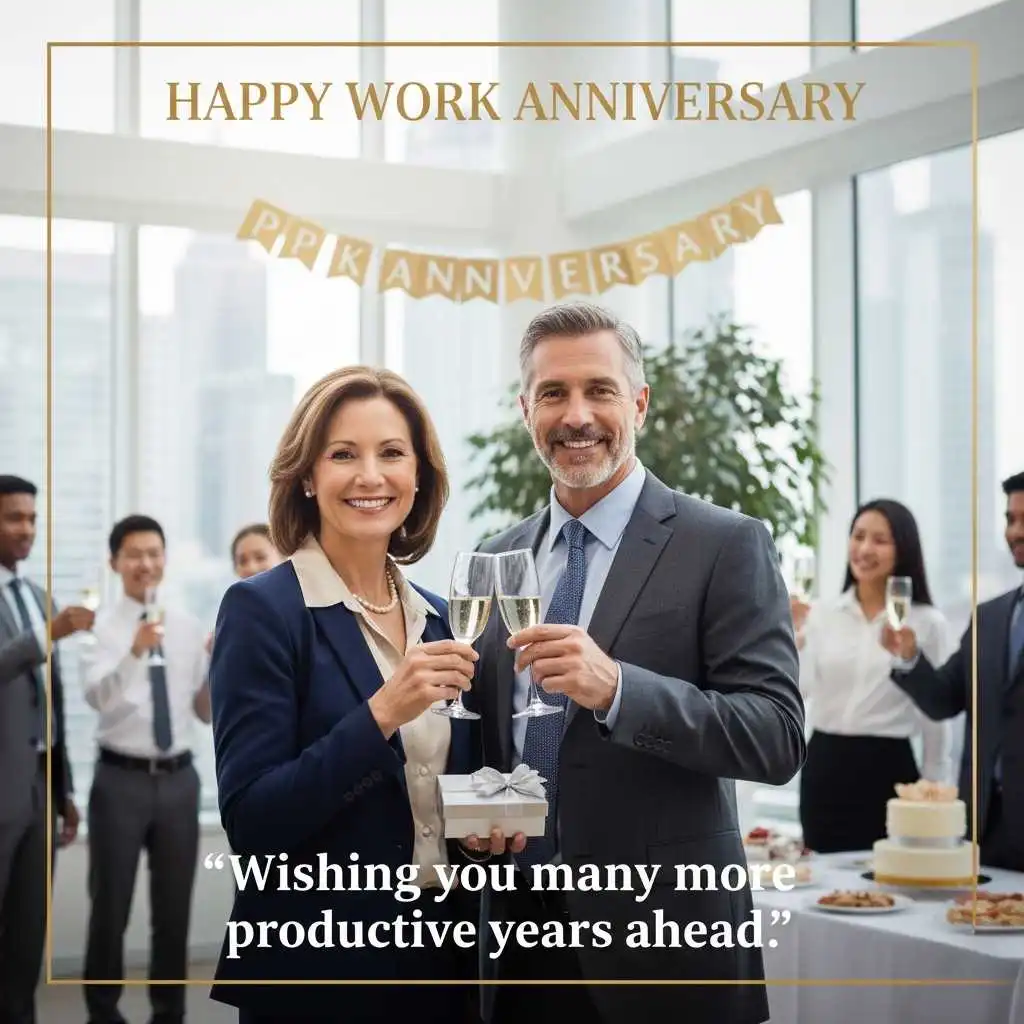 work anniversary wishes for colleagues