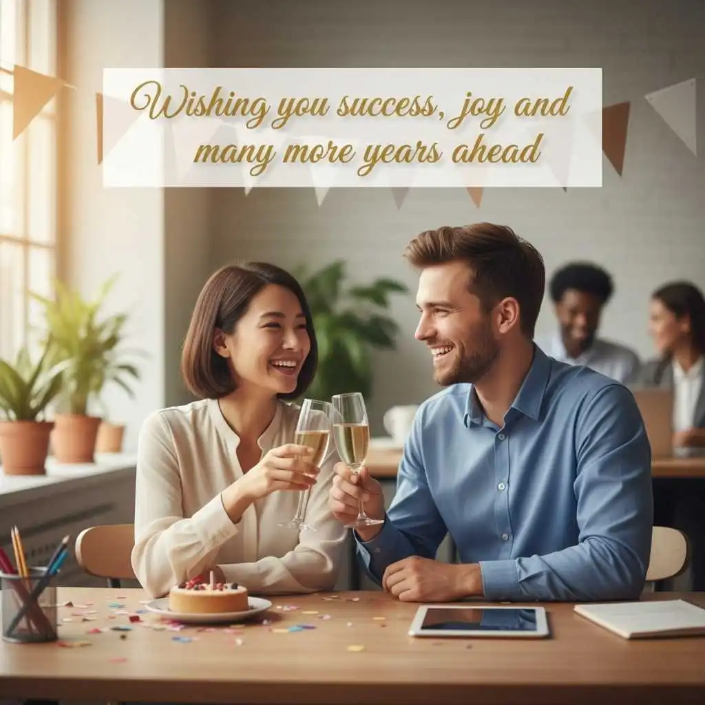 Work Anniversary Wishes for Friends or Former Colleagues