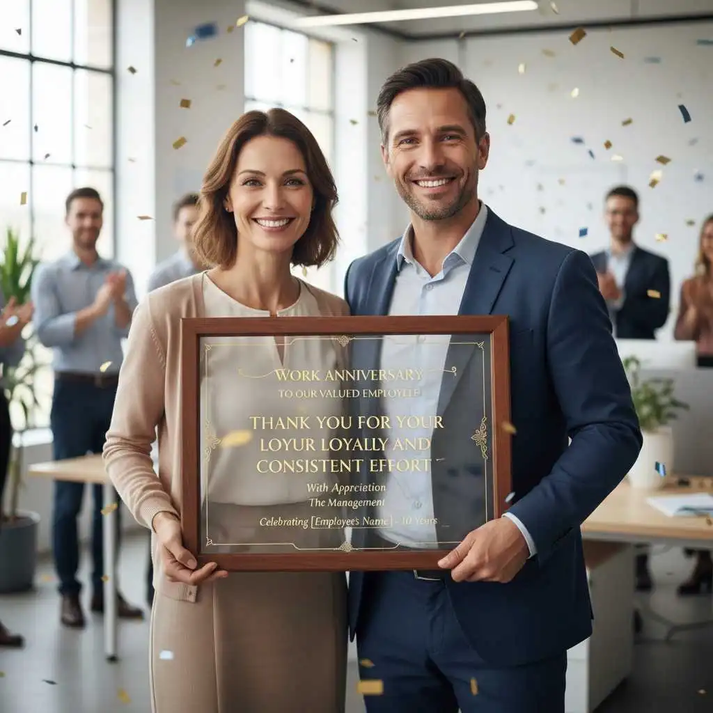 Work Anniversary Wishes to Employee