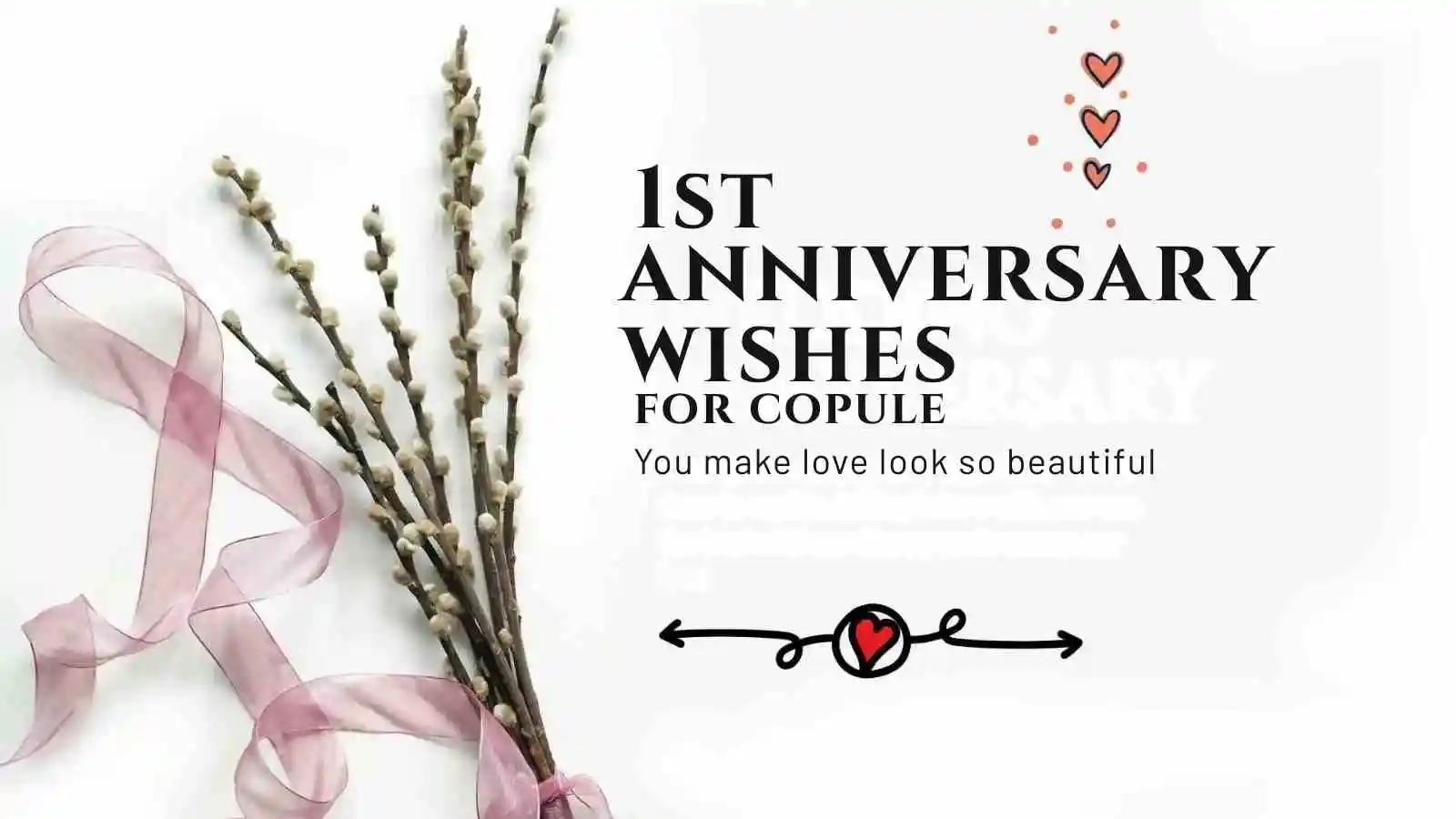 1st anniversary wishes for couple