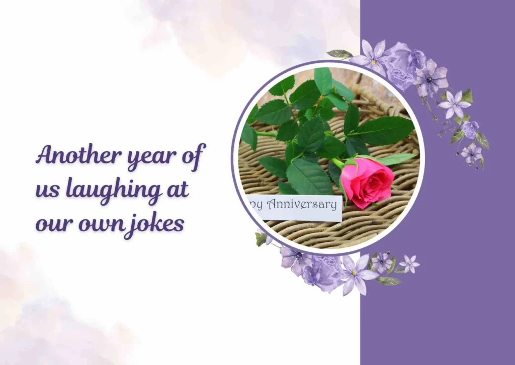 Anniversary wishes from wife to husband funny