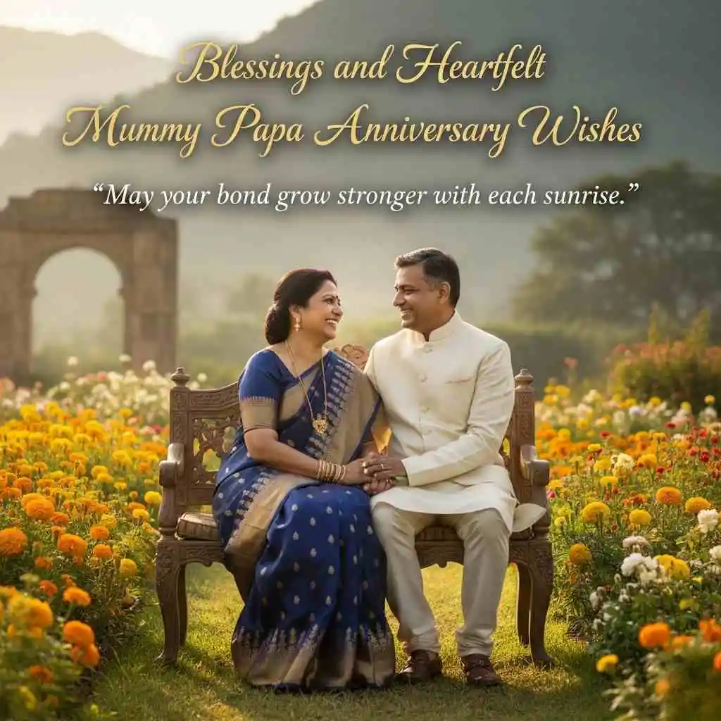 Blessings and Heartfelt Mummy Papa Anniversary Wishes