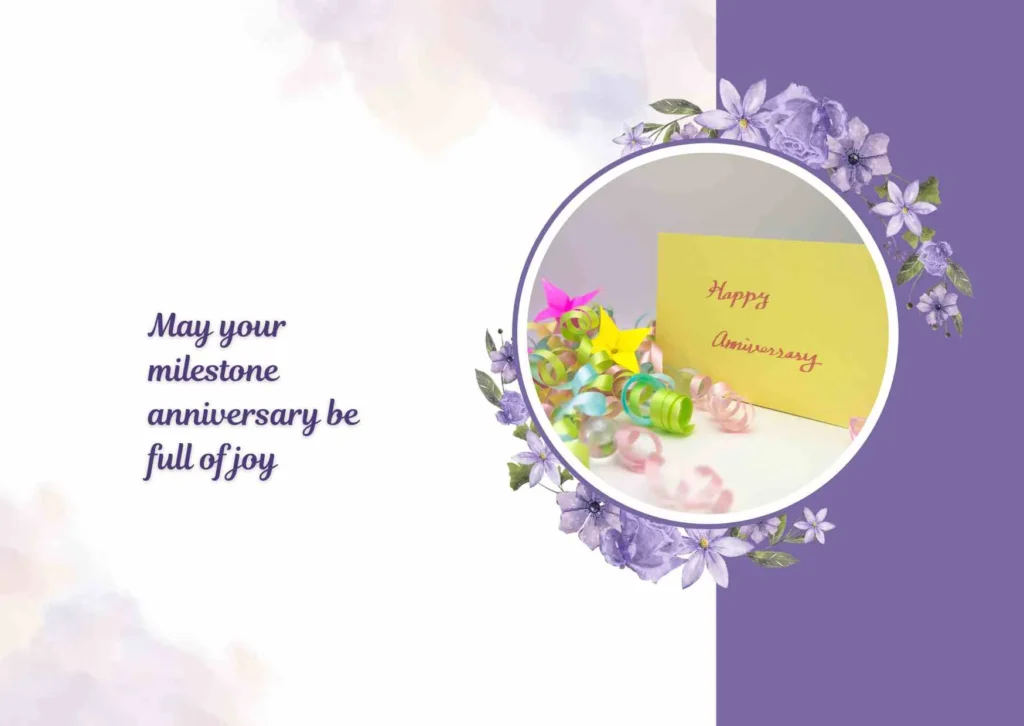 Best Anniversary Wishes for Milestone Anniversaries