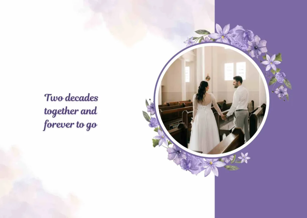 Romantic 20th Wedding Anniversary Quotes