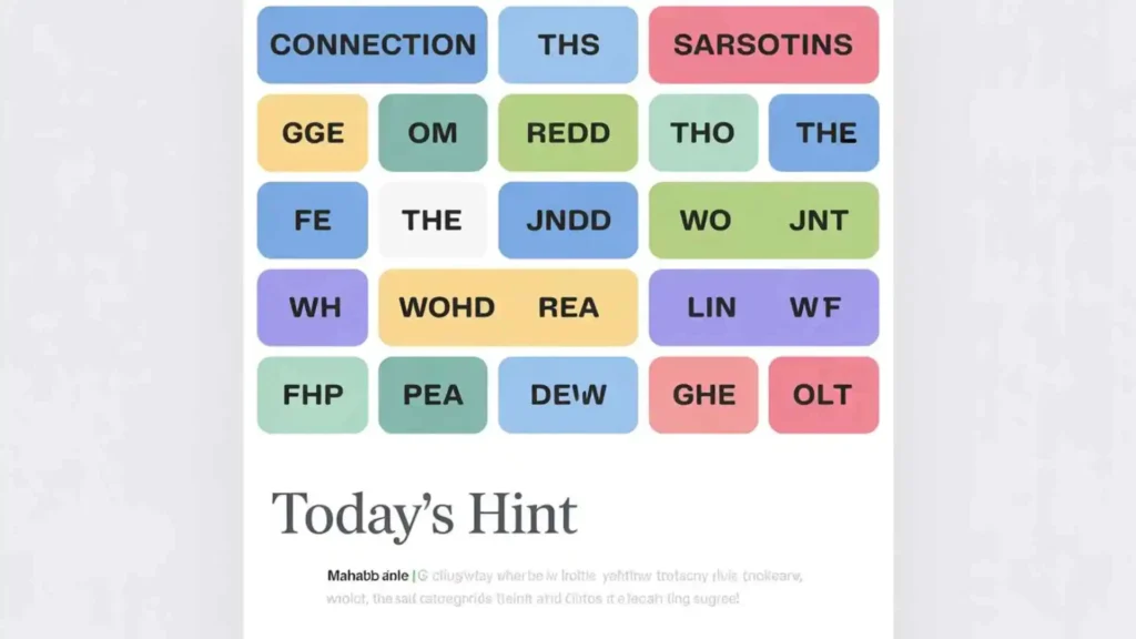 connections hint mashable today