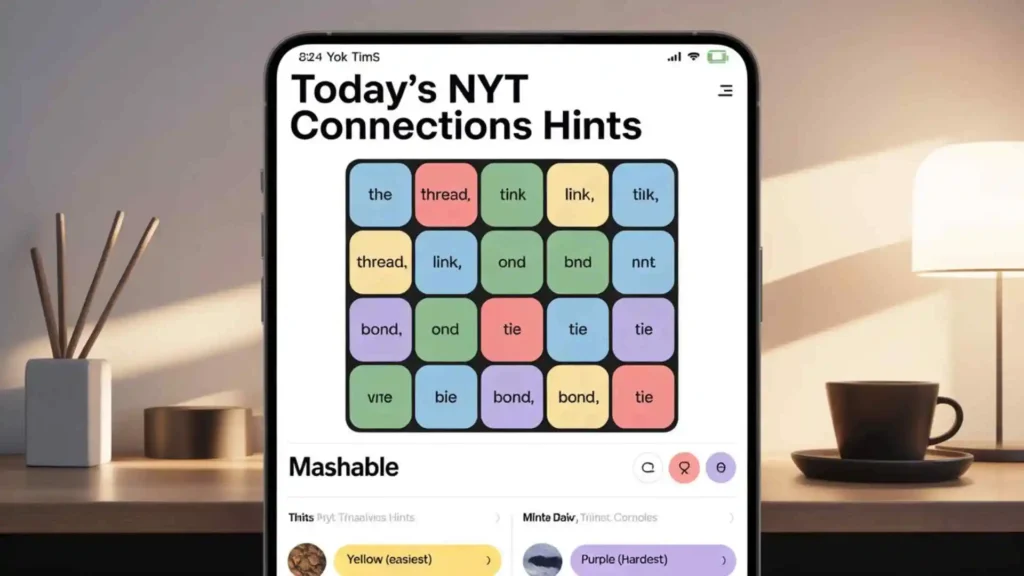 nyt connections hints today mashable