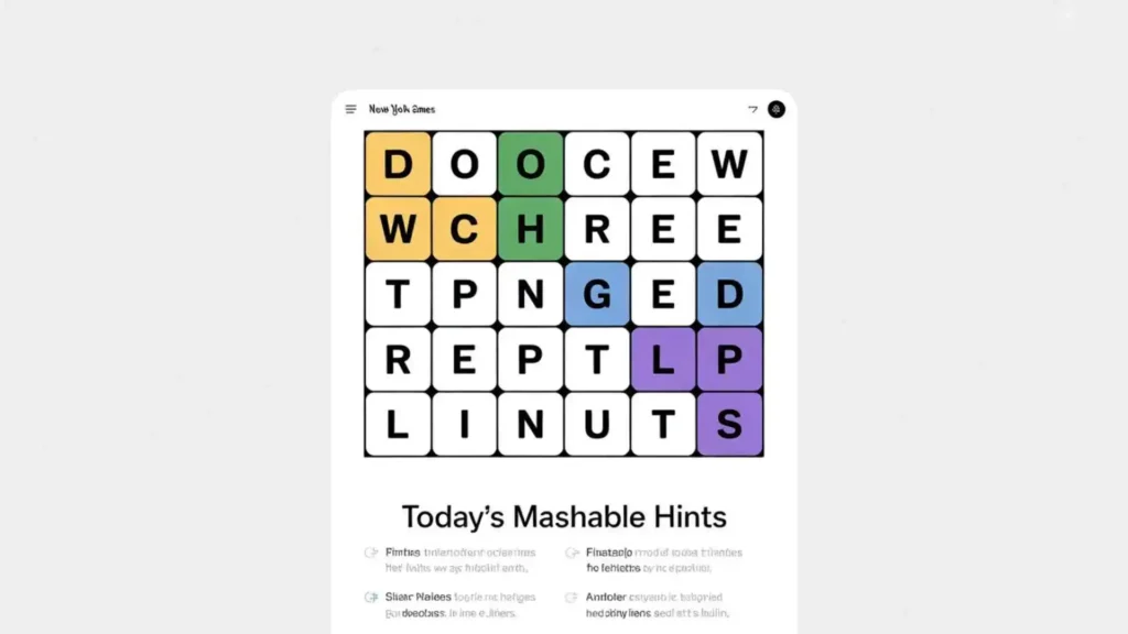 nyt connections hints today mashable