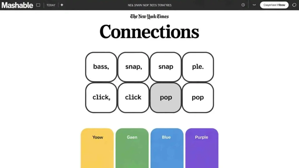 nyt connections mashable today