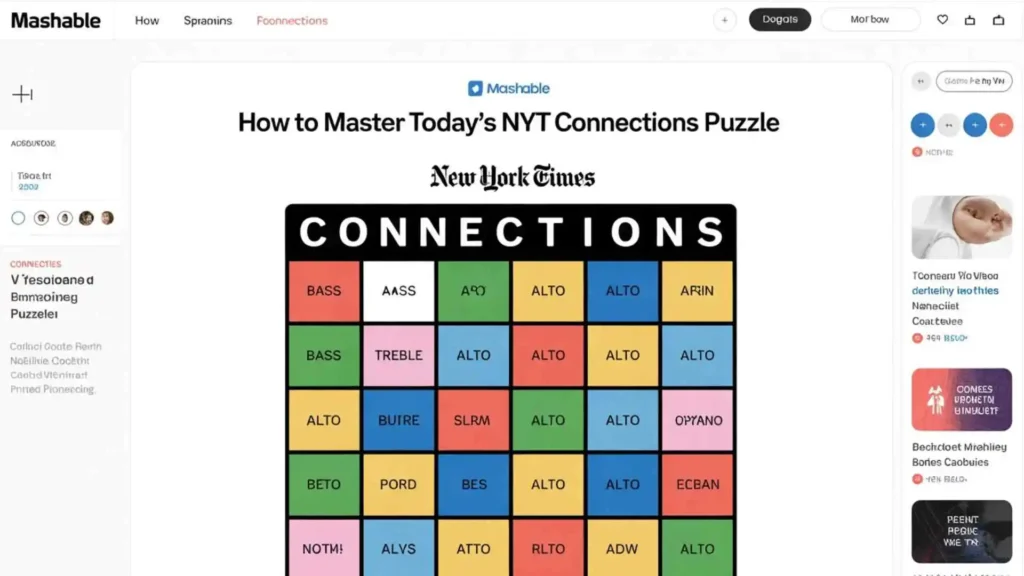 nyt connections mashable