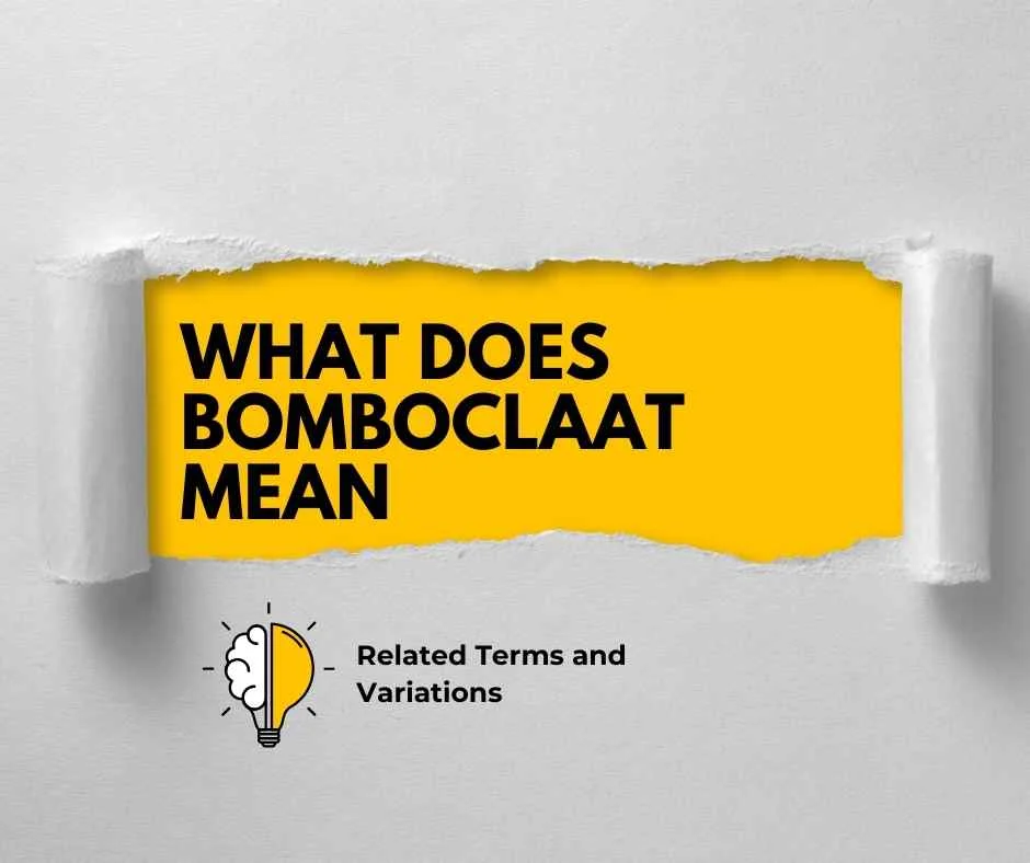 What Does Bomboclaat Mean