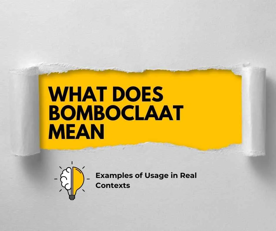 What Does Bomboclaat Mean