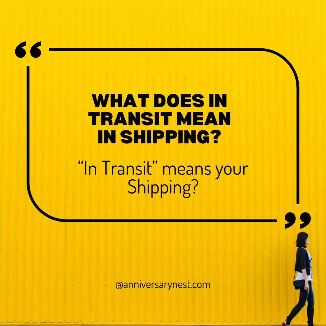 What Does In Transit Mean?