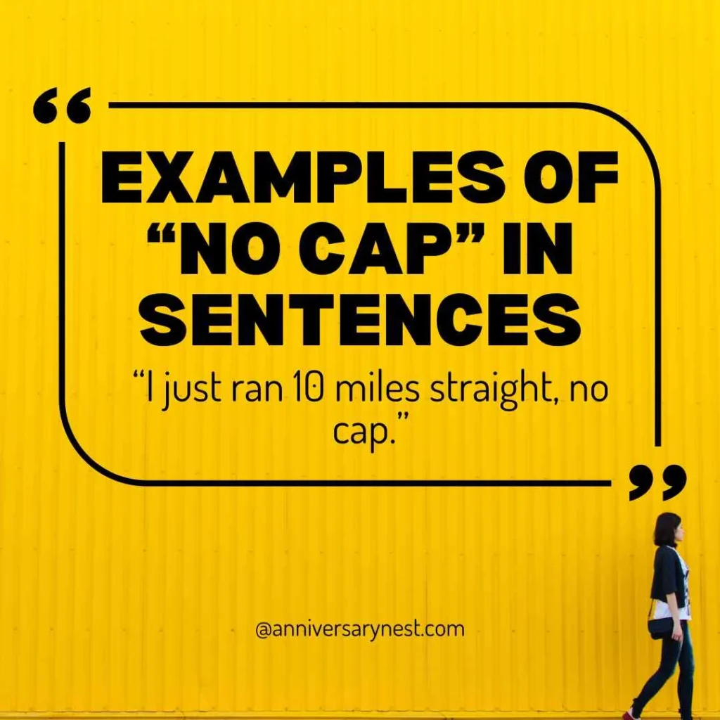 What Does No Cap Mean