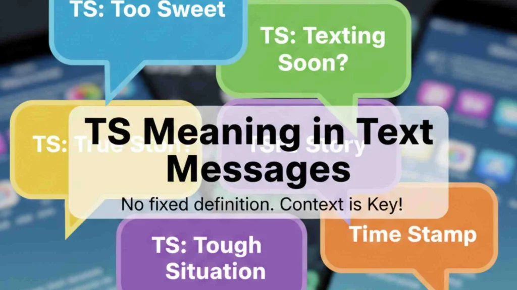 What Does TS Mean in Text